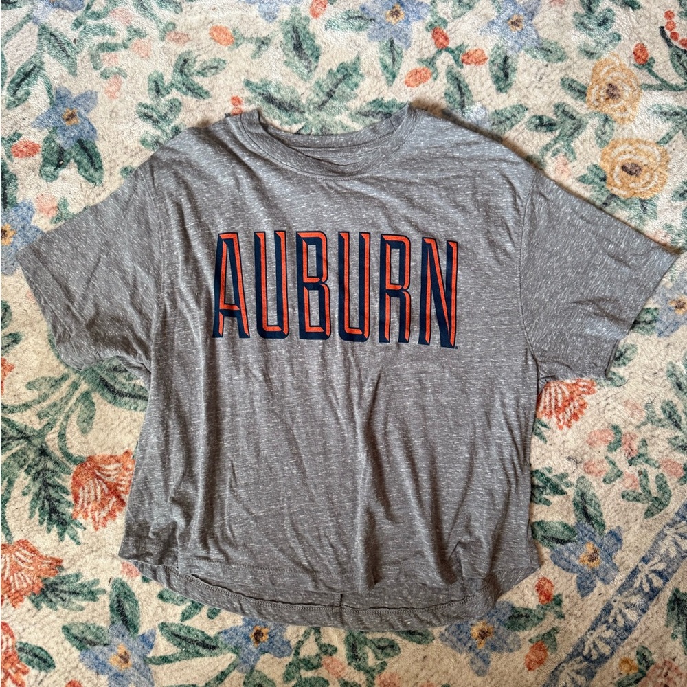 Cropped Auburn Graphic Tee